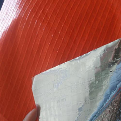 出口日本超柔铝箔铝膜隔热卷材 反射隔热膜 定制橙色野餐垫卷材